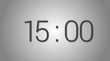 15 Minutes countdown Timer - Beep at the end | Simple Timer (fifteen min)