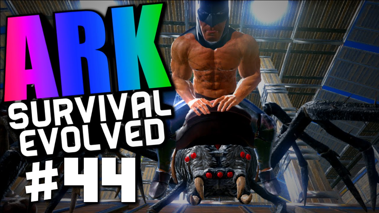 Ark Survival Evolved #44 "Passive Tame Spider & Bat, Carving Pumpkin Challenge :P"