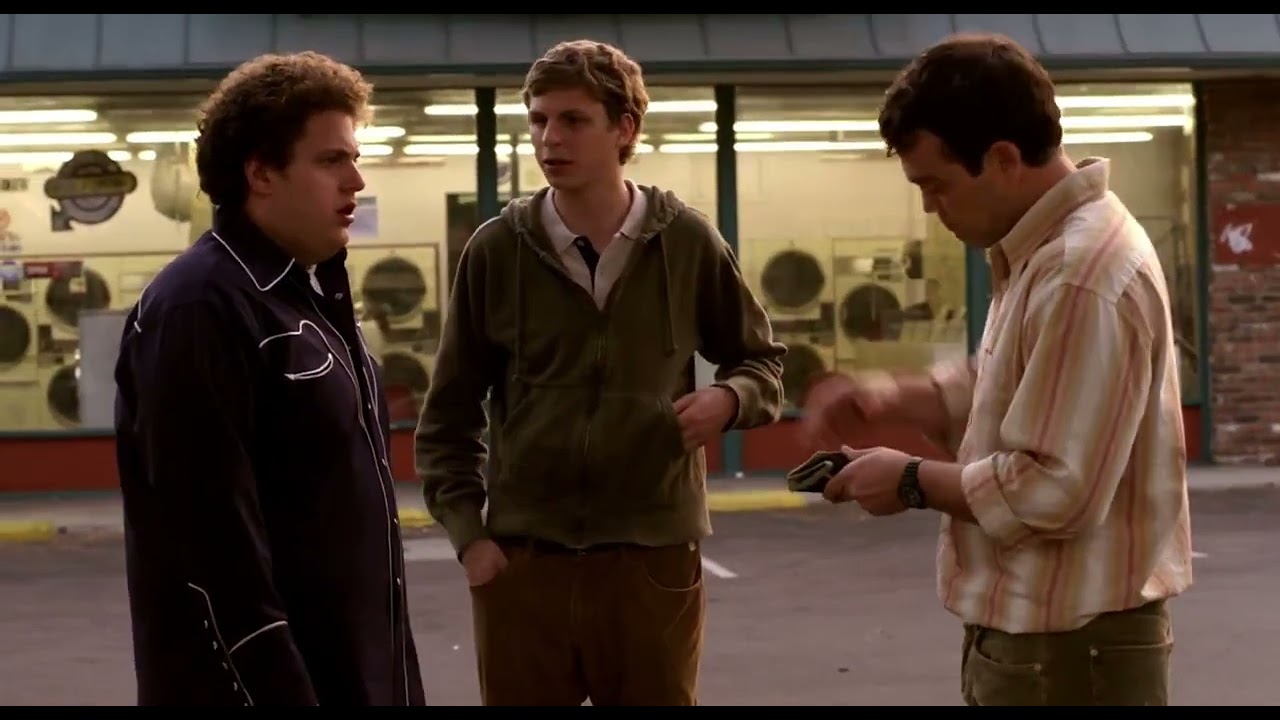 Superbad Funniest Scene | Seth gets hit by car