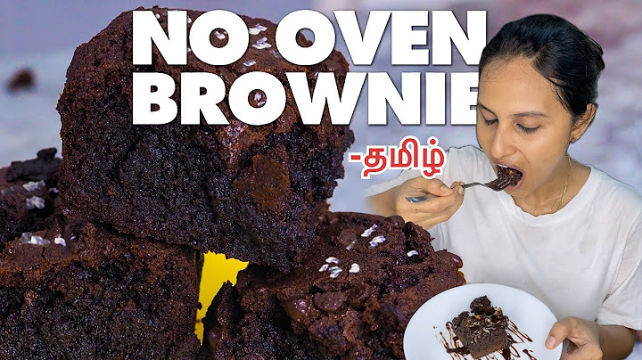 NO OVEN BROWNIES Recipe For BEGINNERS -TAMIL (Easy Pressure Cooker Brownies Recipe)
