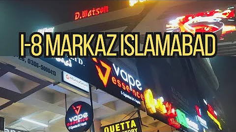 I-8 Markaz Islamabad | Food Options | Walking Tour