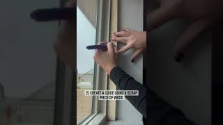 Easy DIY - Black Window Grids
