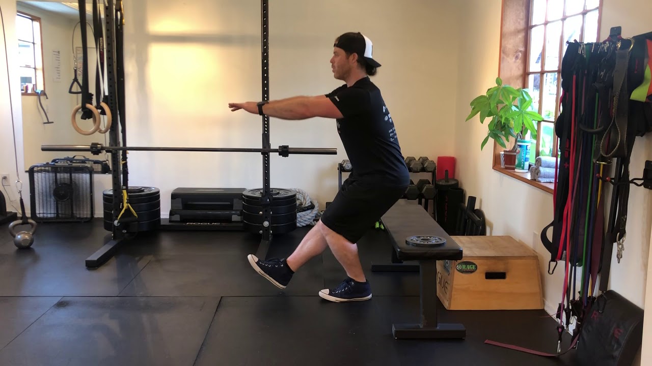 Joshua Reed: Pistol Squat to Bench - YouTube