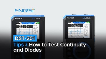 FNIRSI DST-201 Oscilloscope Multimeter | How to Test Continuity and Diodes🔧#fnirsi #dst201 #howto