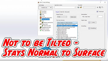 Not to be Tilted   Stays Normal to Surface