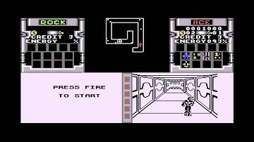 Lukozer Retro Game Review 111 - Xybots - Commodore 64