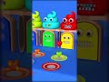 Pacman vs Adorable Octagon Monsters 💖 💖#satisfying #shorts