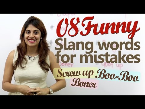 funny-english-slang-words-for-mistakes---learn-english-with-niharika-(-free-english-lessons)