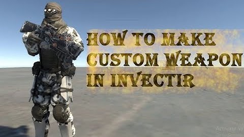 how to make a custom weapon in invector v2.6.1b #tutorial 1