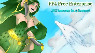 Final Fantasy 4 Free Enterprise Boss Hunter Challenge | 2nd Run