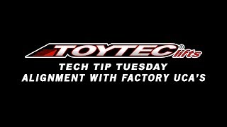 Tech Tip Tuesday  Performing an Alignment with Factory Upper Control Arms