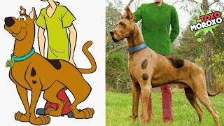 10 personajes de dibujos animados que existen en la vida real | parte 2
