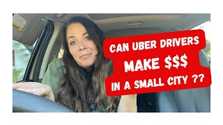 How much money I made per hour doing Uber in a small city ?? #uberdriver #deliveryjobs #uber
