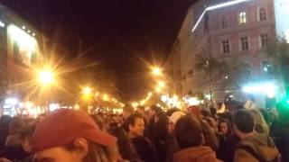Hungarians Standing for CEU, EU and Democracy, Budapest Oktogon Demonstration 12.04.2017