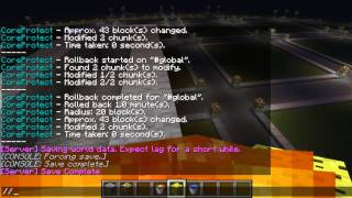 Minecraft Anti-Grief Plugins CoreProtect WorldEdit Rollback Drain Lava