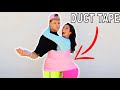 Duct Taped To My Boyfriend For 24 Hours!