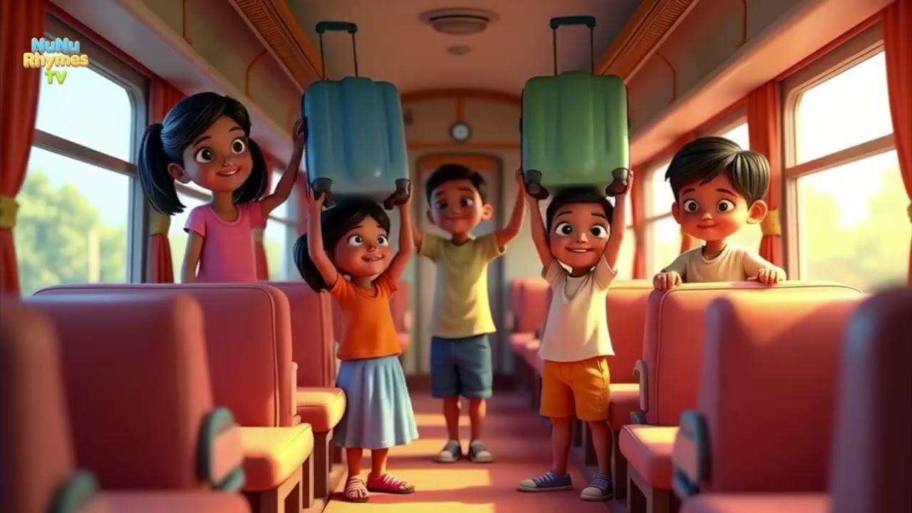 Gadi Aayi Gadi Aayi | New Hindi Rhyme Video for Preschool | NuNu Rhymes TV