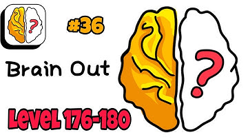 Brain Out 🧠 - Part 36 (Lvl 176-180) | All Level Gameplay Walkthrough (iOS,Android) | Typhon Gaming