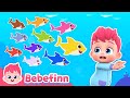 🔟🦈 Ten Little Sharks | Bebefinn Nursery Rhymes for Kids