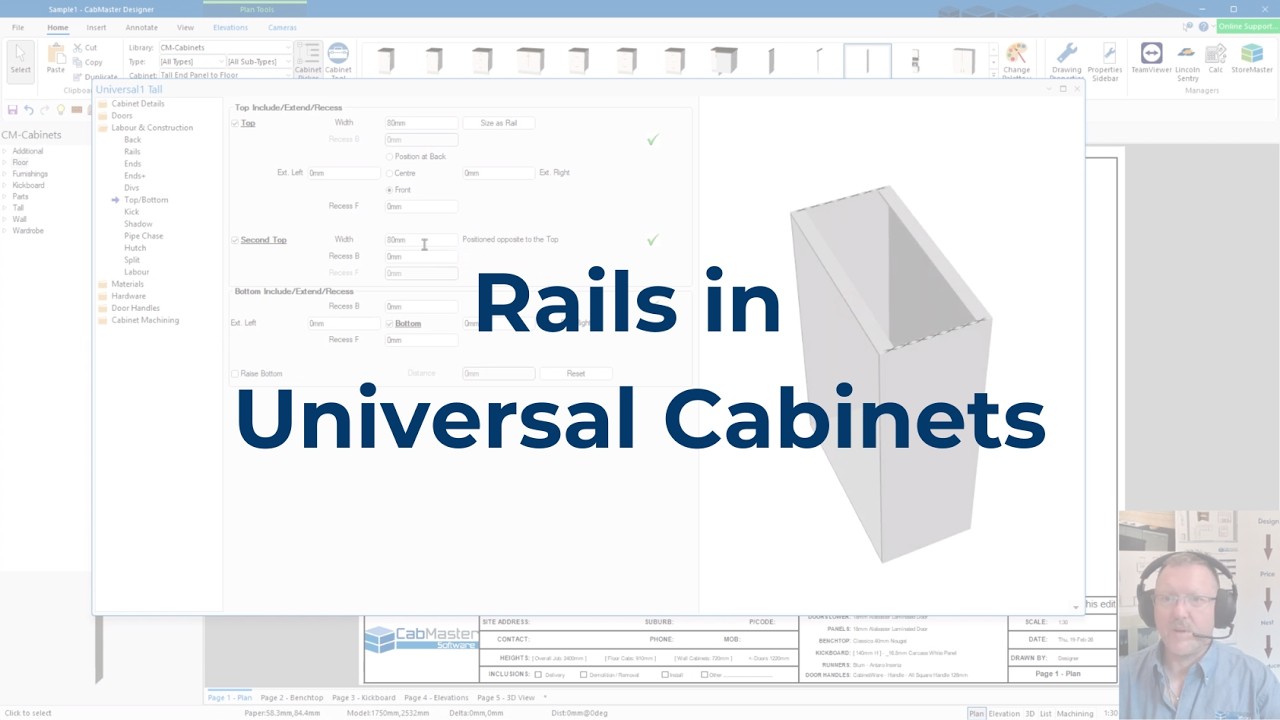 A Minute with Mike: Rails in Universal Cabinets