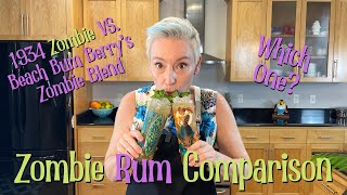 Which Zombie Tiki Drink is Better? Hamilton~BeachBum Berrys Rum Blend or the 1934 Recipe?
