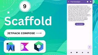 Scaffold in Jetpack Compose | Android | Kotlin | Android Studio Giraffe #jetpackcompose #kotlin