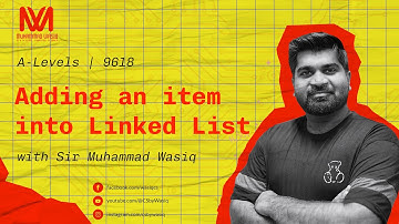 Adding an item into Linked List | Data Structure | ADT | Pseudocodes | A Level | By Sir Wasiq