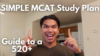 SIMPLE MCAT Study Plan | How I scored a 520 (97th percentile) in less than 7 minutes