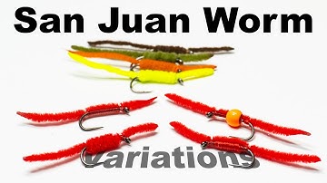 Most infamous Fly In the World! - The San Juan Worm - McFly Angler Fly Tying Tutorial