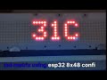 Led matrix using ws2812b led panels 