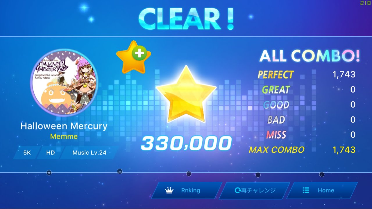 【O2Jam】 [Lv.24] Halloween Mercury [5K] [HD] AP - YouTube