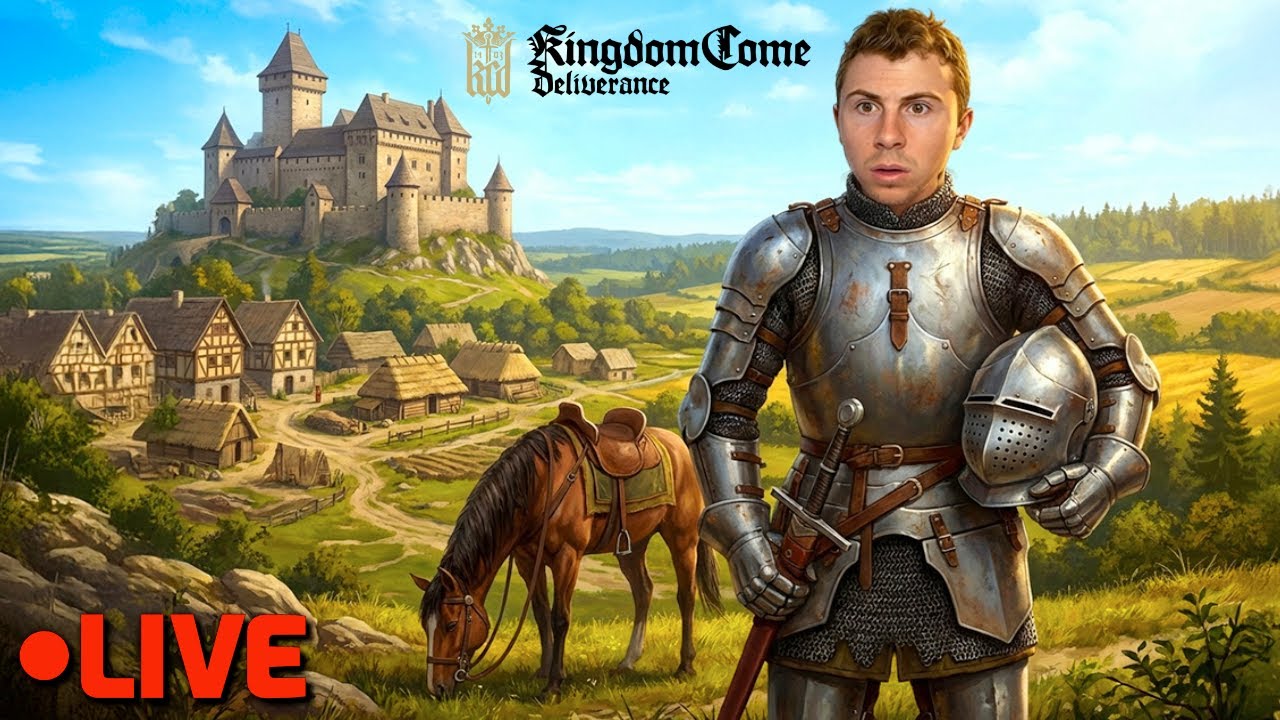 First Kingdom Come Deliverance Playthrough 🛡️ It's Cinema 🛡️Tuesday Stream