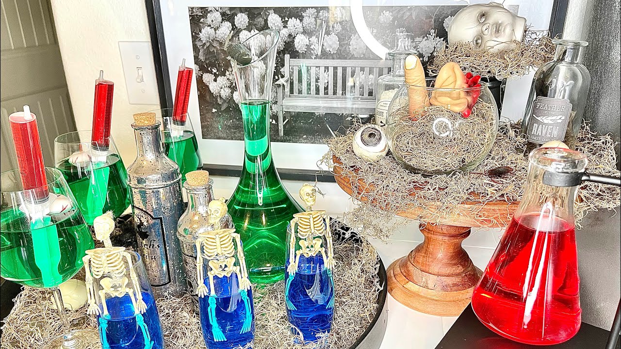 JOIN THE WITCH FOR A KILLER DRINK | + DECORATE FOR HALLOWEEN WITH ME (SPOOKY WITCH THEME DECOR)!