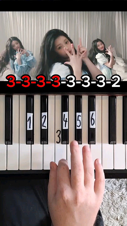 ILLIT Magnetic Piano Tutorial #shorts