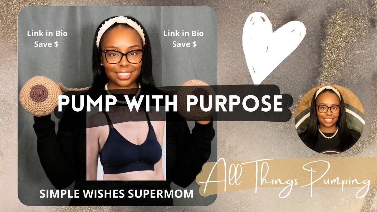 Simple Wishes Supermom Pumping & Nursing Bra 