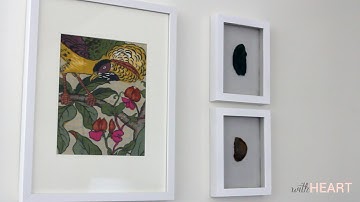 Easy Art: Framed Fabric | withHEART