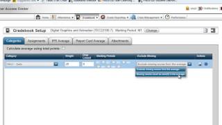 Setting Up Categories in eSchool 3.0