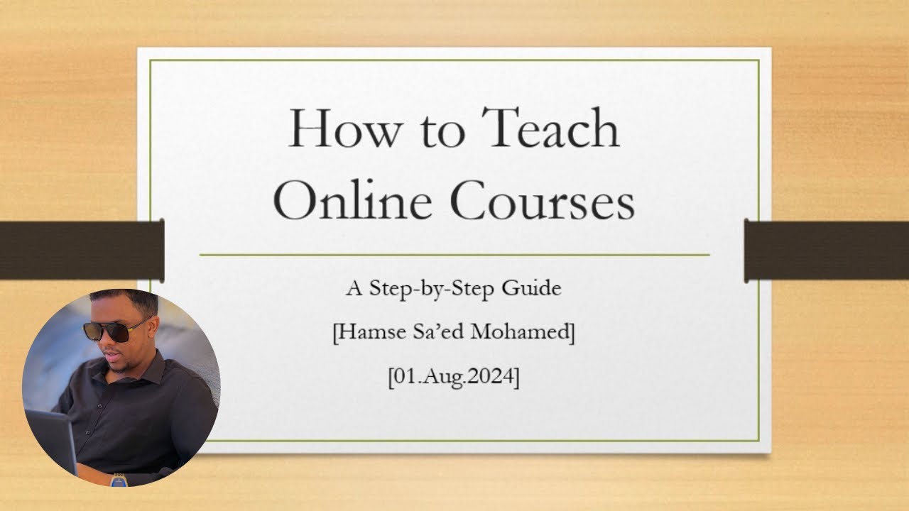 How to Teach Online Courses - YouTube