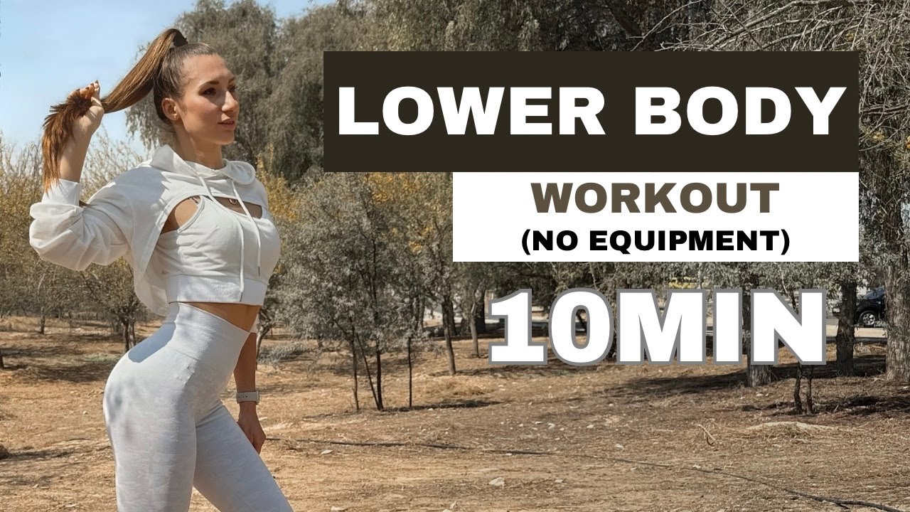 10 MIN LOWER BODY Workout for Strong Legs and Round Booty - Beginner ...