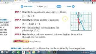 3 5 PART1 GRAPH USING SLOPE INTERCEPT FORM EXAMPLES 1,2,3