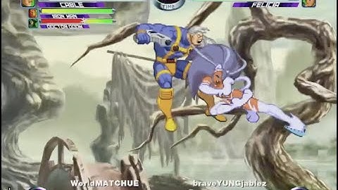 MVC2 Comebacks - Felicia 3v1 vs. The Gods (Cable/IM/Doom) - XBL