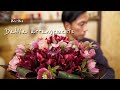 花屋vlog 2021 #15【Dahlia arrangement】花屋が作る9周年を祝うダリアのフラワーアレンジメント　お祝いの気持ちをお花で表現する花屋の仕事
