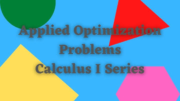 Applied Optimization Problems