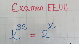 Examen EEUU Ecuaciones.