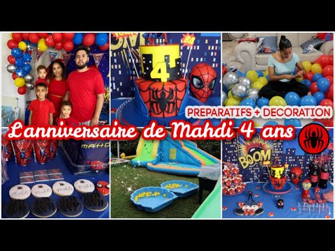 🎂🎉 PRÉPARATIFS ANNIVERSAIRE 4 ANS DE MAHDI // THÈME SPIDERMAN