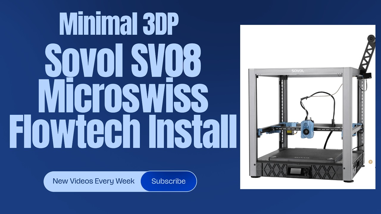 Sovol SV08 Hotend Swap: Installing the Micro Swiss FlowTech