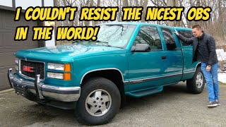 I&#39;m an OBS CRACKHEAD and bought the nicest surviving GMT-400 GMC Sierra pickup IN THE WORLD!