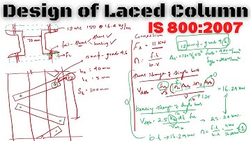 Design of Laced Column as per IS 800: 2007