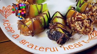SUPER SIMPLE CARAMEL APPLE SLICES, better than the fair -Made at home from scratch