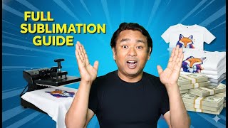 Sublimation T-Shirt Printing Full Tutorial | Start Your T-Shirt Business Today!